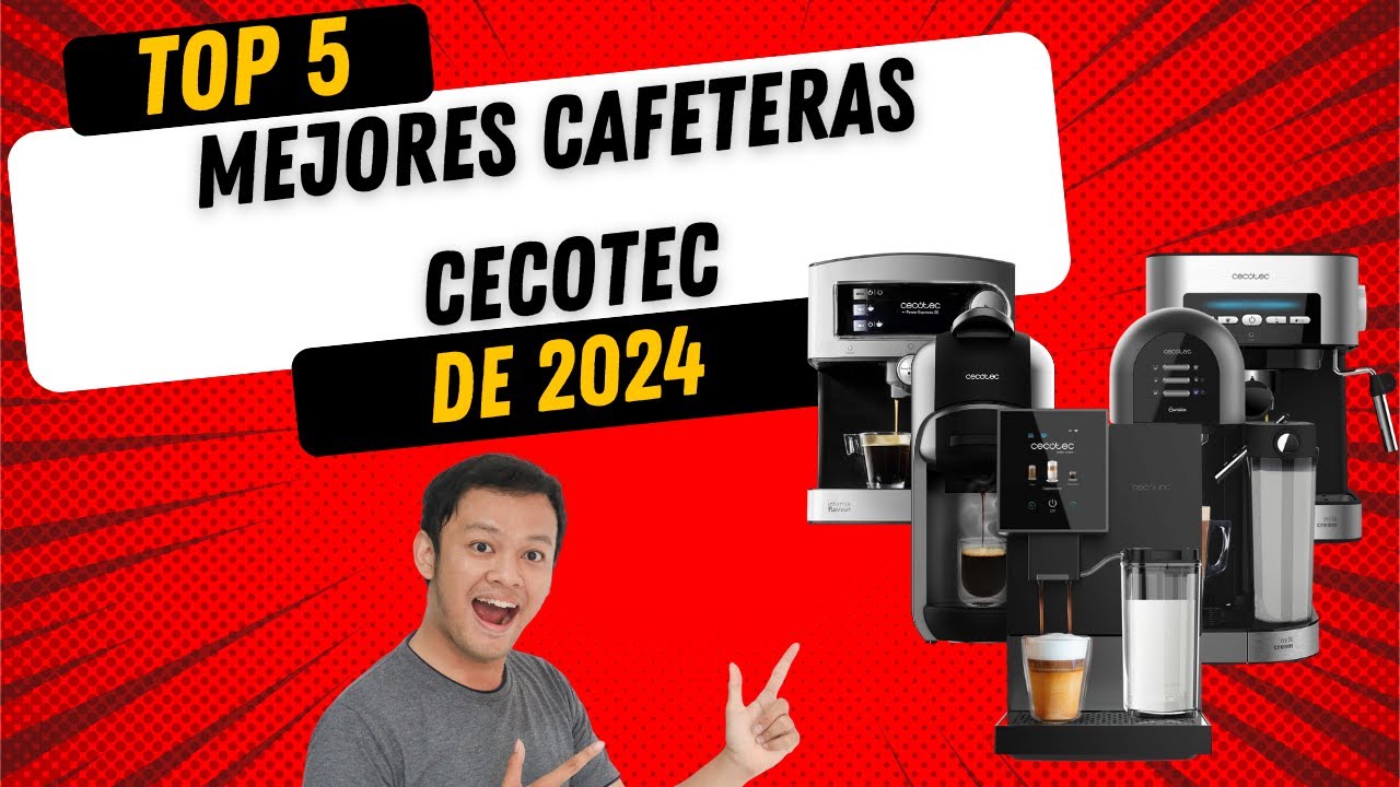 ☕➡️TOP 5 de las MEJORES CAFETERAS CECOTEC | Opinión en Español ☕➡️