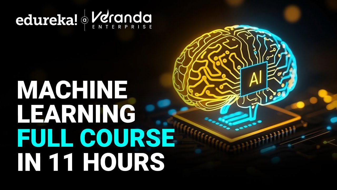 Machine Learning Full Course 2025 | Machine Learning Tutorial | Machine Learning Roadmap | Edureka