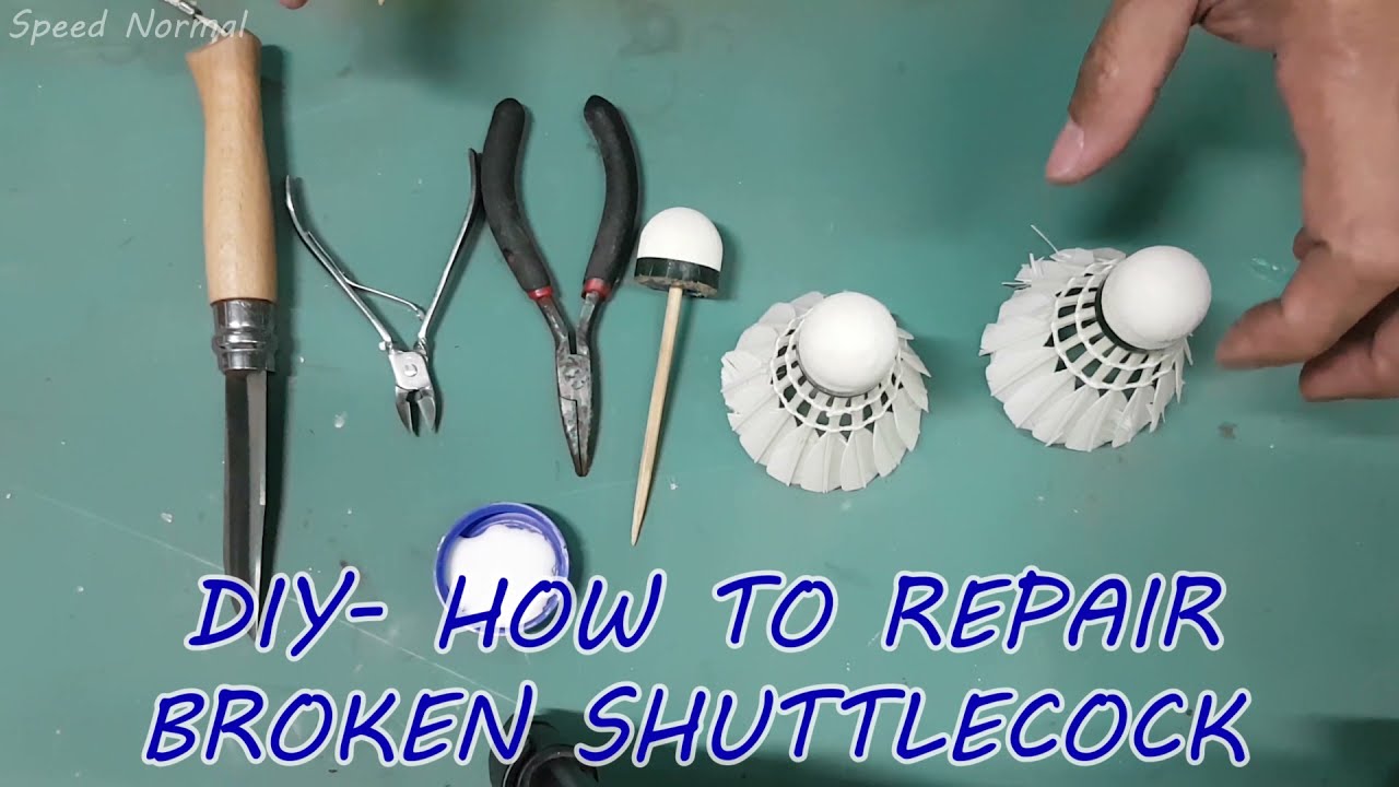 DIY - How to Repair a Broken Shuttlecock