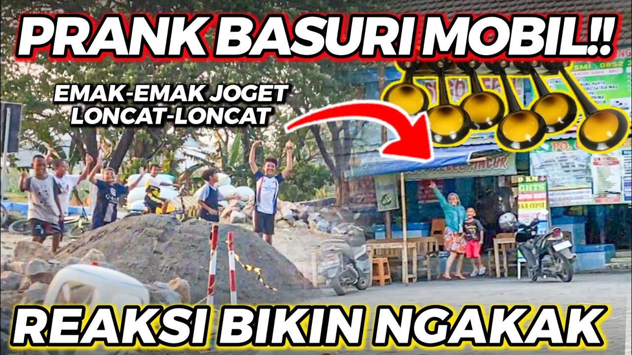 EMAK-EMAK SAMPE LONCAT‼️🤣 - PRANK BASURI DI MOBIL FORTUNER