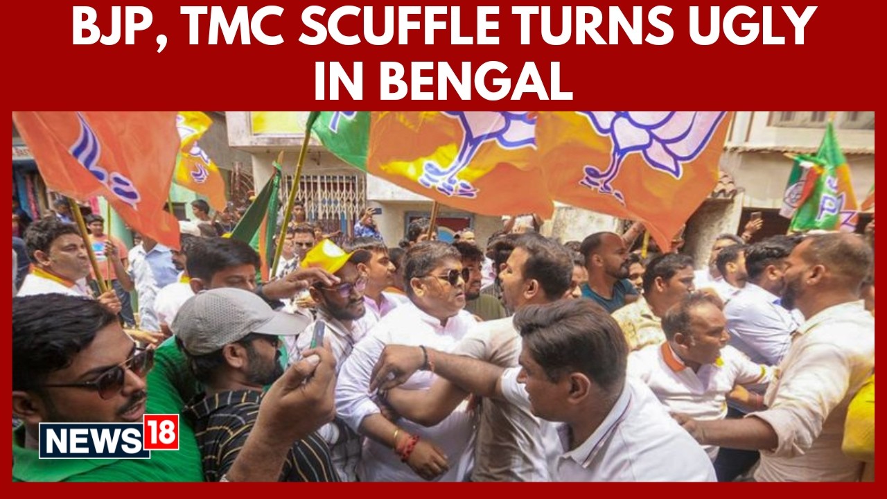 Bengal Elections | Mamata DEFEAT Sparks BJP-TMC Clash | Punches Fly as Workers BRAWL | N18G
