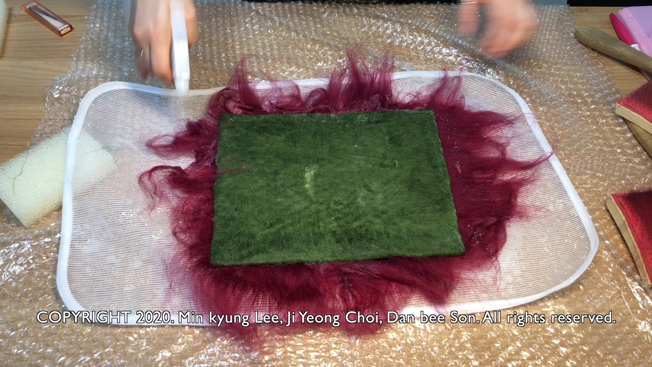펠트파우치 만들기(How to make felt pouch)