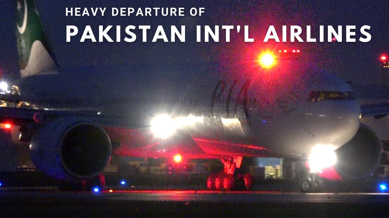 Full Length Takeoff Of Pakistan Int'l Airlines 777-240(LR) | AP-BGZ | Departure From Toronto Pearson