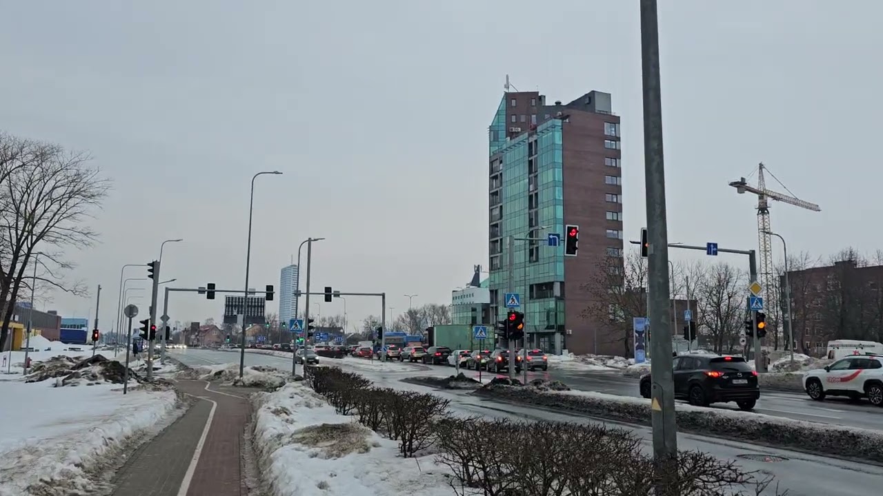🇱🇹 Sulupės, Minijos gatvės, Klaipėda +5°C 17:10 2026 m. vasario 27 d. #klaipėda #riportas