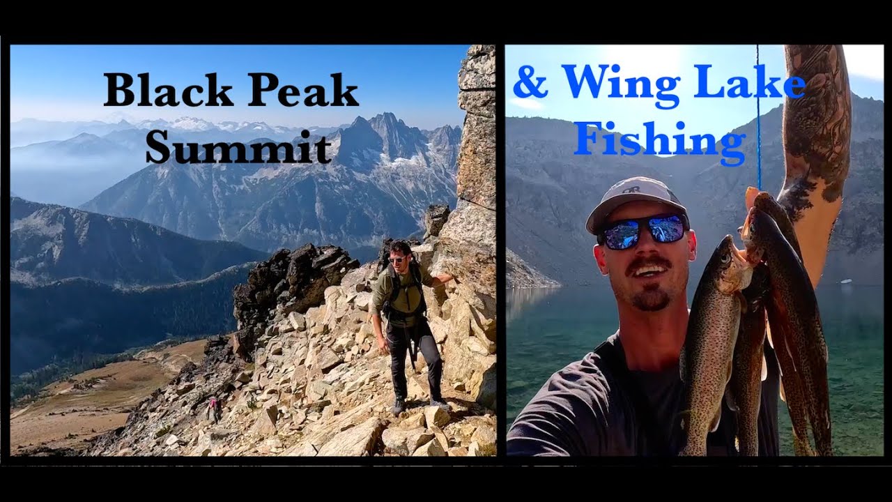 North Cascades: Backpacking to Wing Lake, Black Peak Summit, and Fishing