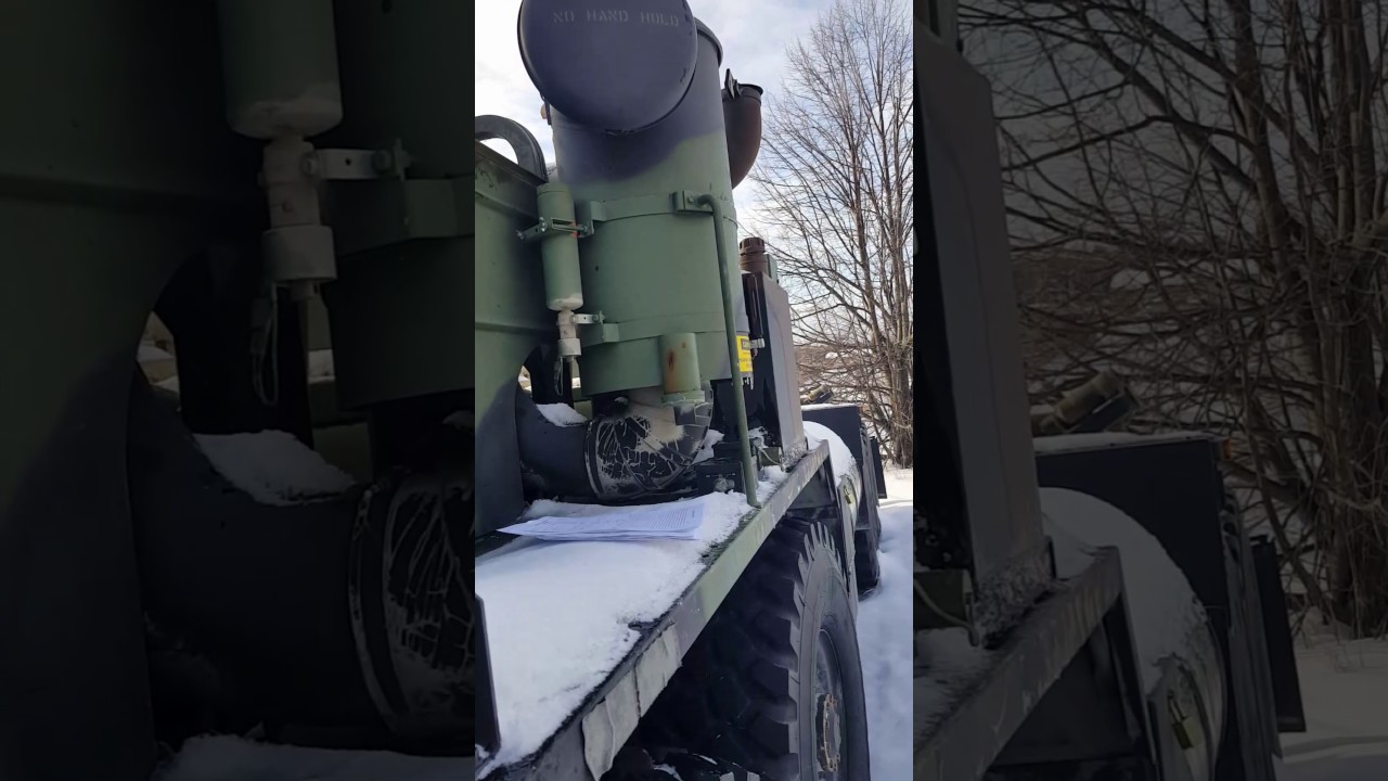Military cold start. 7&deg;