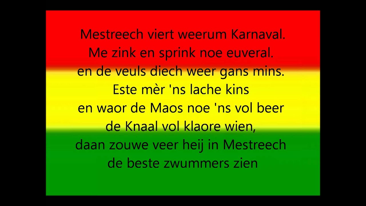 vastelaovendsleedje 1950 - Welt ger neet nao de pieringe(mit teks)