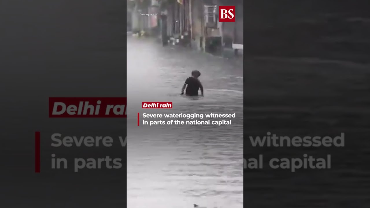 Delhi rain: Severe waterlogging witnessed in parts of national capital | #delhimonsoon