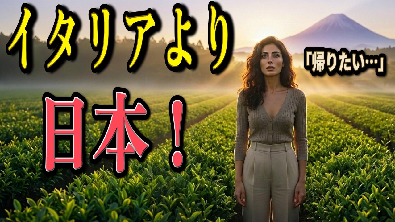 お茶農家に嫁いだイタリア人女性が5年ぶりに故郷へ&hellip;「やっぱり日本の方がずっといい」衝撃の告白