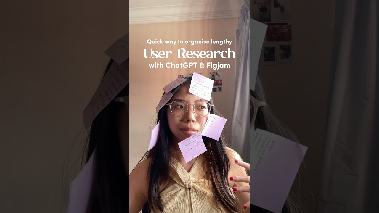 Quickly organise lengthy user research with ChatGPT & Figjam | UIUX Design