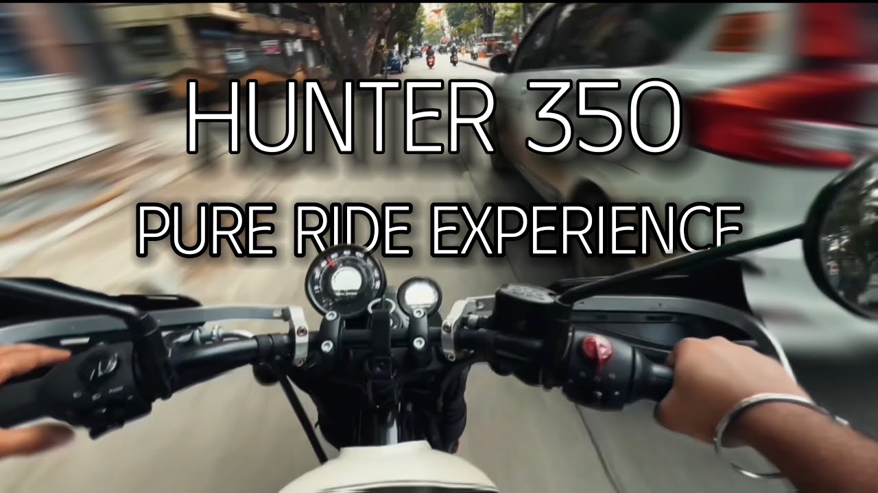 Best 350 POV: Royal Enfield Hunter 350 City Ride Experience