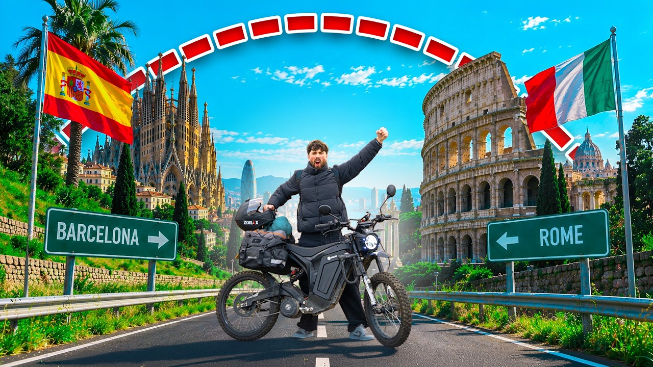 Can I Ride An E-BIKE From BARCELONA To ROME?