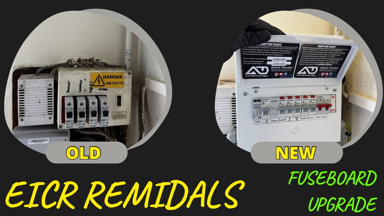 Did This Need An Upgrade ? - EICR Remedials FuseBoard upgrade