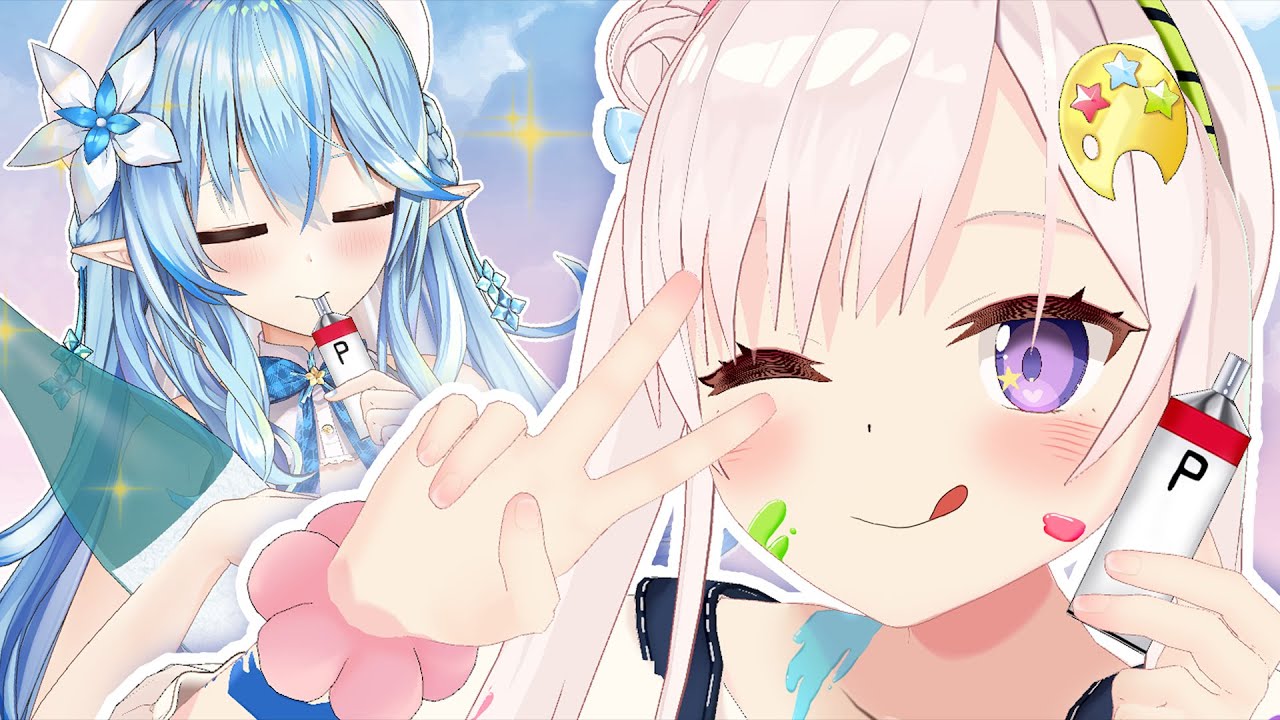 【アニメ】絵の具で酒を飲む