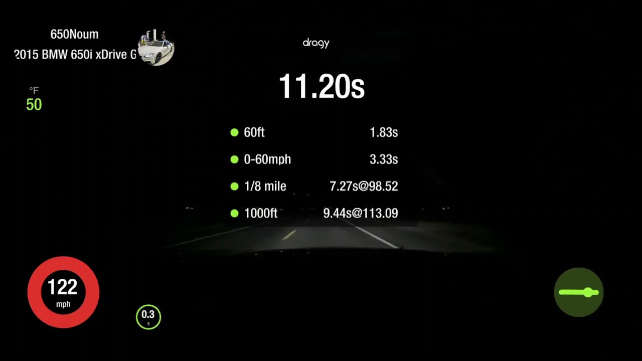 2015 BMW 650i Heatsync E30 Tuned runs 11.2 @ 123.5 mph