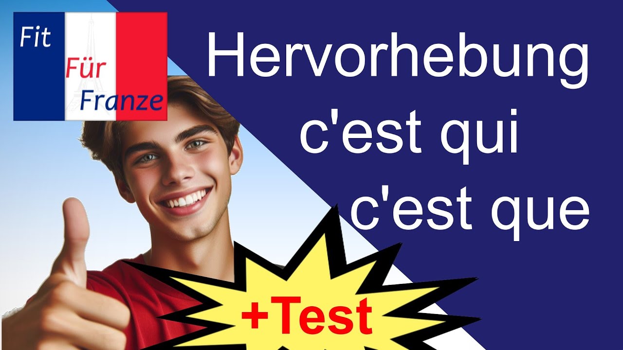 c'est...qui | c'est...que | Gebrauchsanleitung mit Kurztest | #französischlernen