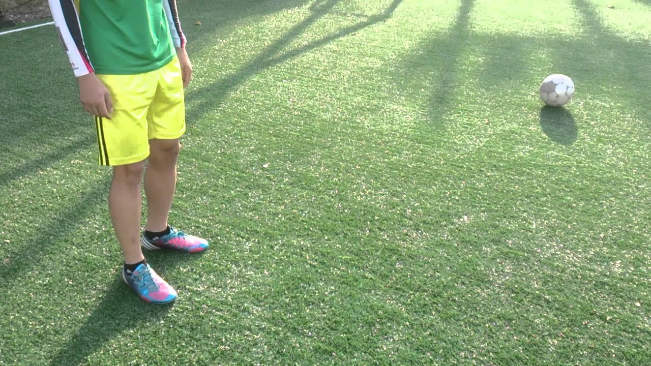 初學足球基本練習示範 Basic football practice record（內側、停球、空中腳背、空中內側）