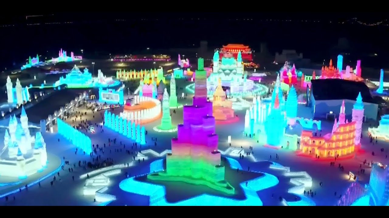 China: Gr&ouml;&szlig;tes Schnee- und Eisfestival der Welt