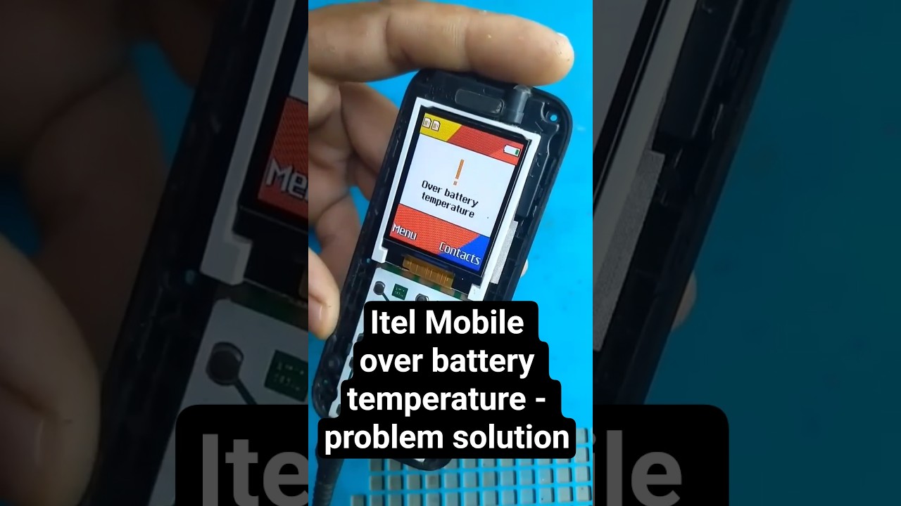 Itel Mobile - over battery temperature - problem solution #trending #mobilerepair #tech #explore