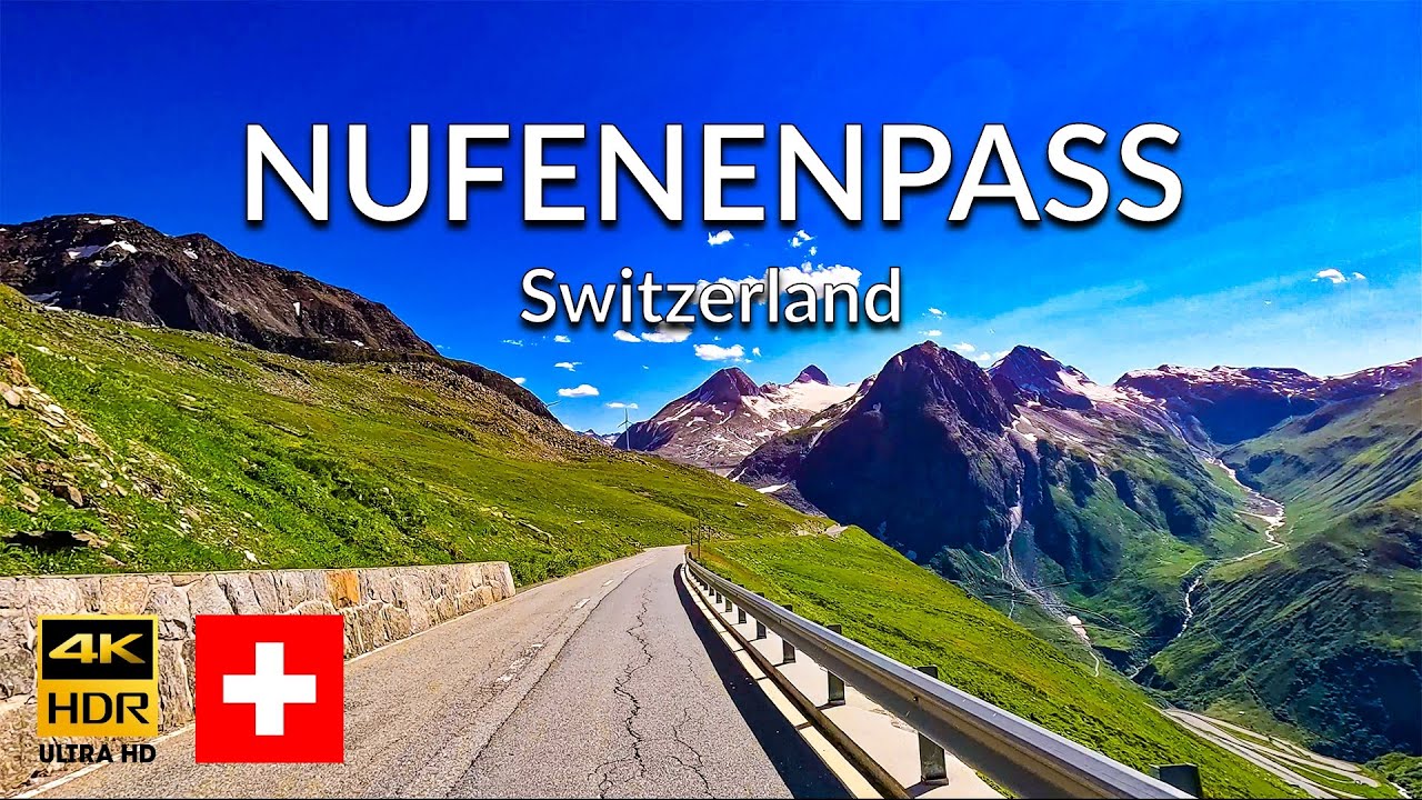 🇨🇭4K Driving the NUFENENPASS | SCENIC DRIVE | #switzerland #swissroads #swissalps