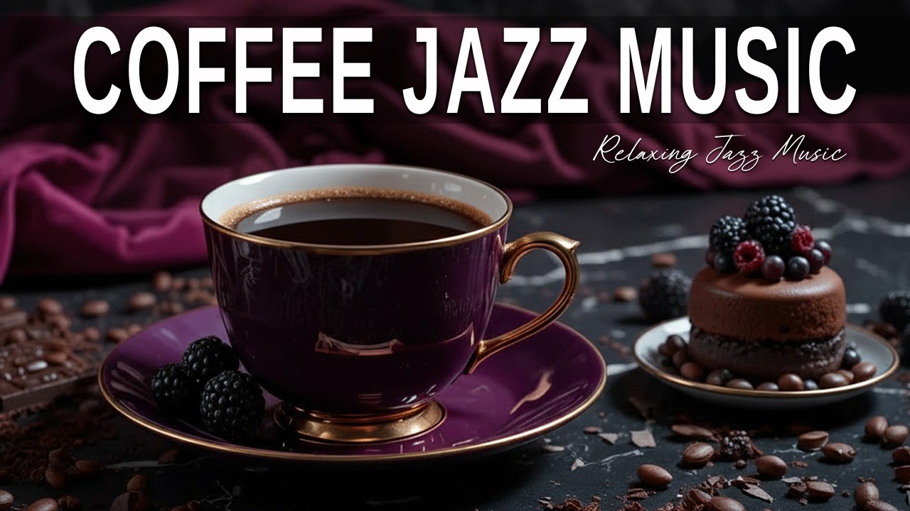 Coffee Jazz Music ☕ Bossa Nova instrumental for  Studying , Great Moods & Happy Moods