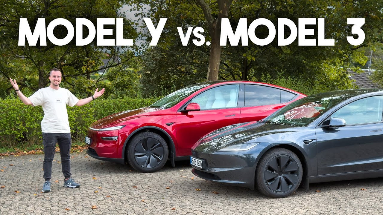 Tesla Model Y vs. Tesla Model 3 - Das sind alle Unterschiede! (2026)