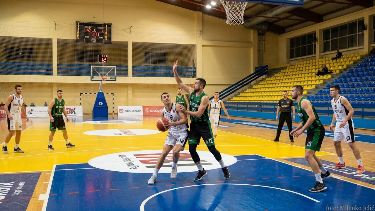 KK Pljevlja - KK Rudar  97 : 63 PRVA ČETVRTINA