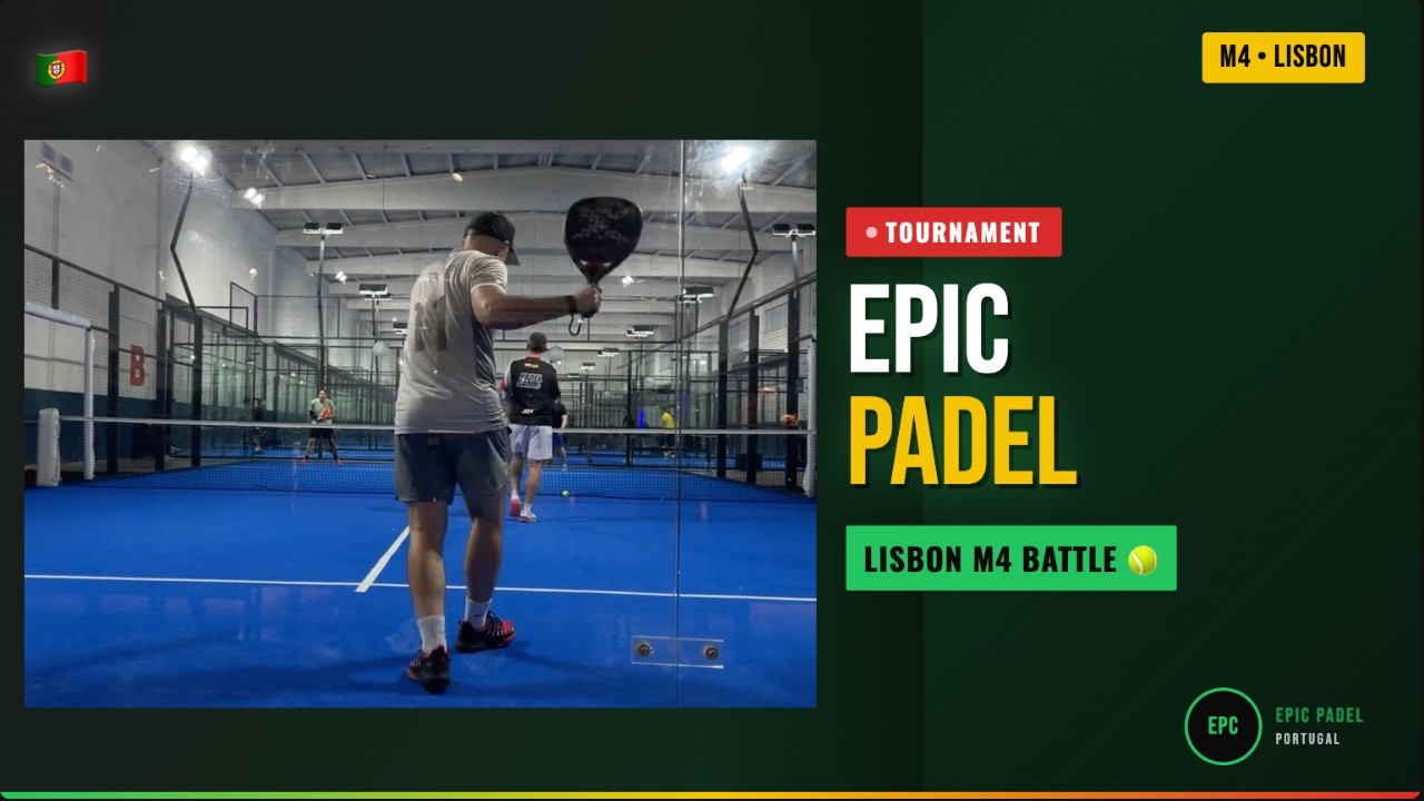 Lisbon Padel Tournament Vlog 🇵🇹 | M4 Battle on 4 Courts