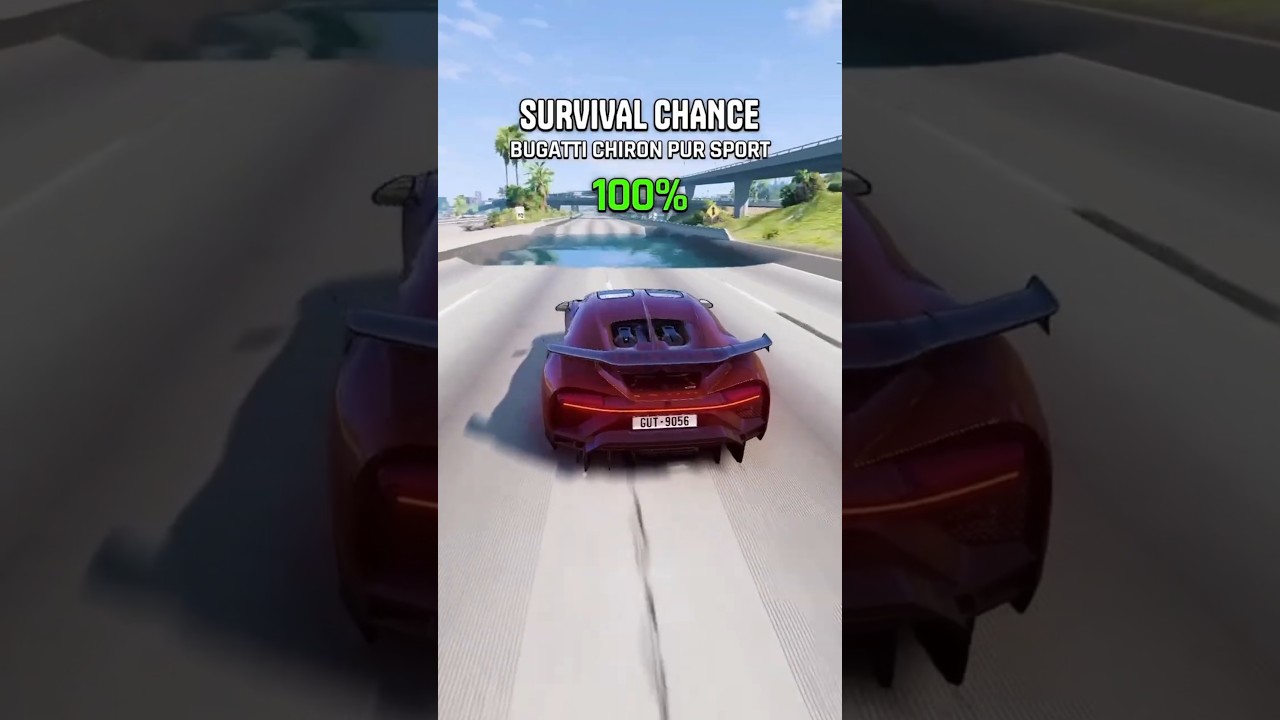 Fast Cars vs Deadly Pothole 💀 Who Wins| Crash Beam 