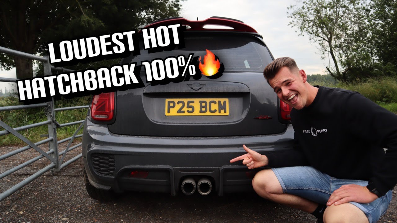 THE JCW PRO EXHAUST IS THE LOUDEST OF ALL HATCHBACKS  *REVIEW, REVS AND DRIVE BY'S*