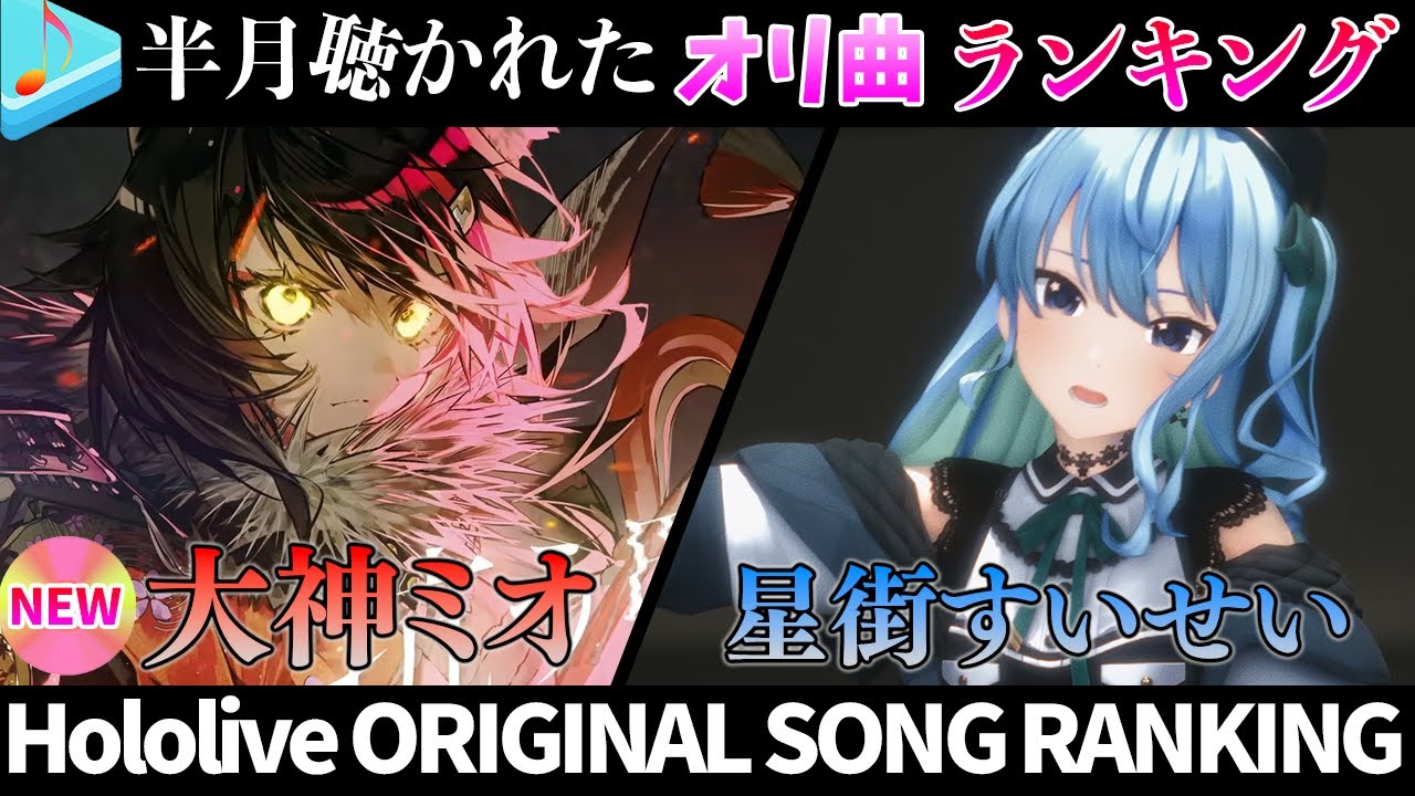 【star】半月で一番聴かれたオリ曲は？オリ曲ランキング 30 most viewed song in this month 2025/12/9～2025/12/23【ホロライブ】