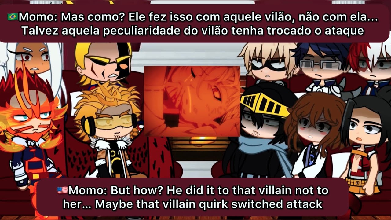 Class 1-A + Pro Heroes react to Deku as Ban || MHA\BNHA || Gacha react 🇺🇸🇧🇷
