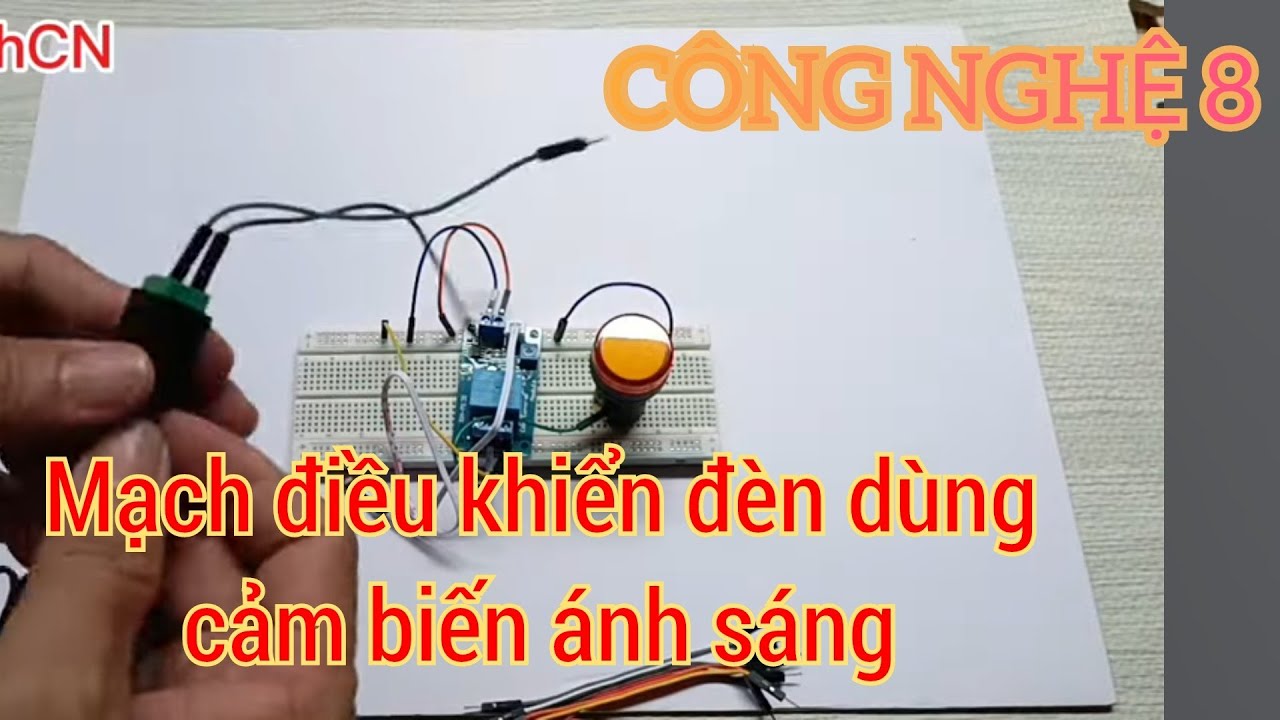 Công nghệ 8 - Bài 11 - Hướng dẫn cách lắp mạch dùng mô-đun cảm biến ánh sáng || #dinhcn