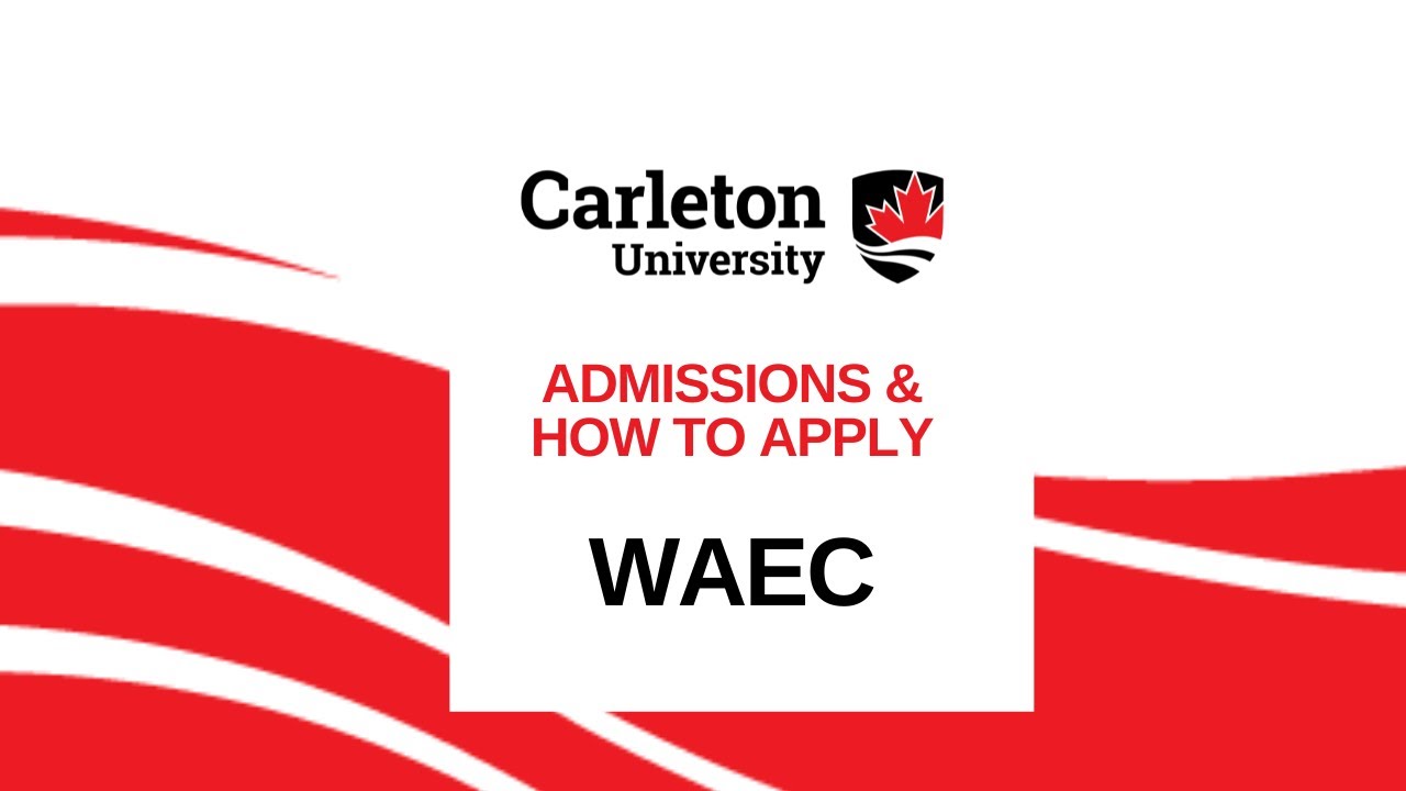 Admissions & How to Apply - WAEC