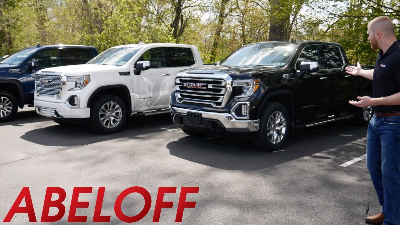 Abeloff Comparisons | 2020 GMC Sierra 1500 SLT vs Denali vs ALT