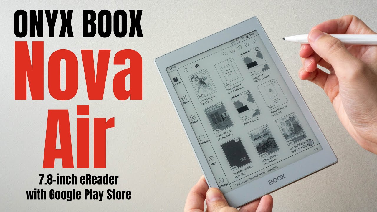 Обзор: Onyx Boox Nova Air (электронная книга с Google Play Store)