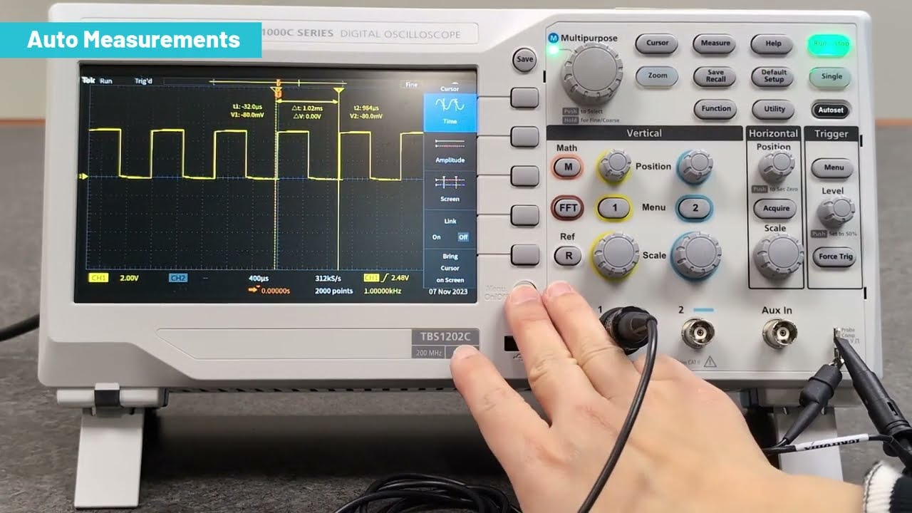 TBS1000C Two-Channel Digital Storage Oscilloscope - Making Measurements