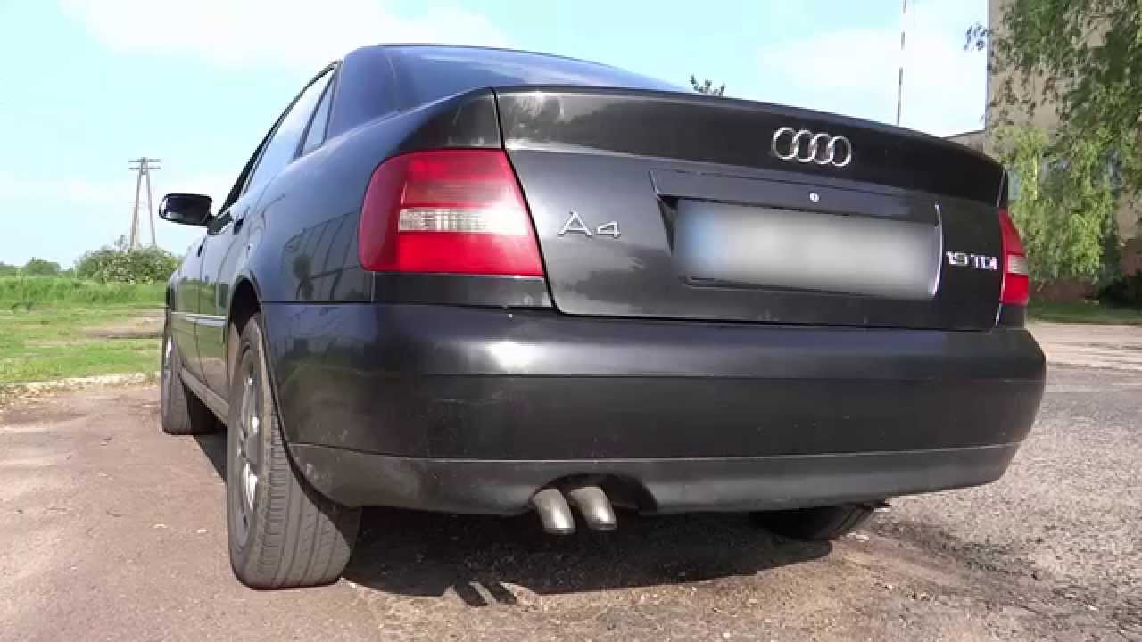 AUDI A4 b5 1.9 TDI AJM dźwięk silnika bez katalizatora / engine sound without catalyse / downpipe