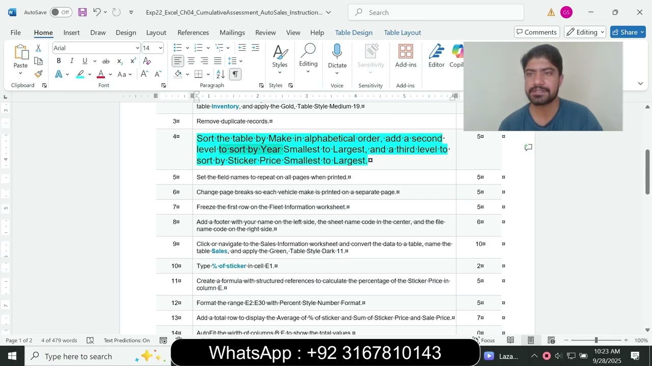 Exp25_Excel_Ch04_CumulativeAssessment_AutoSales | Накопительный балл по главе 4 Excel — Роквилл