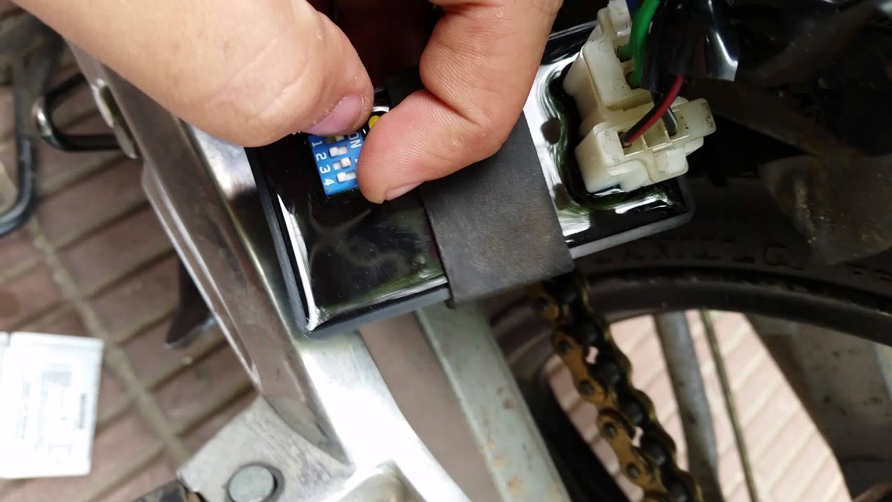 Honda wave con cdi Programable al corte de un amigo
