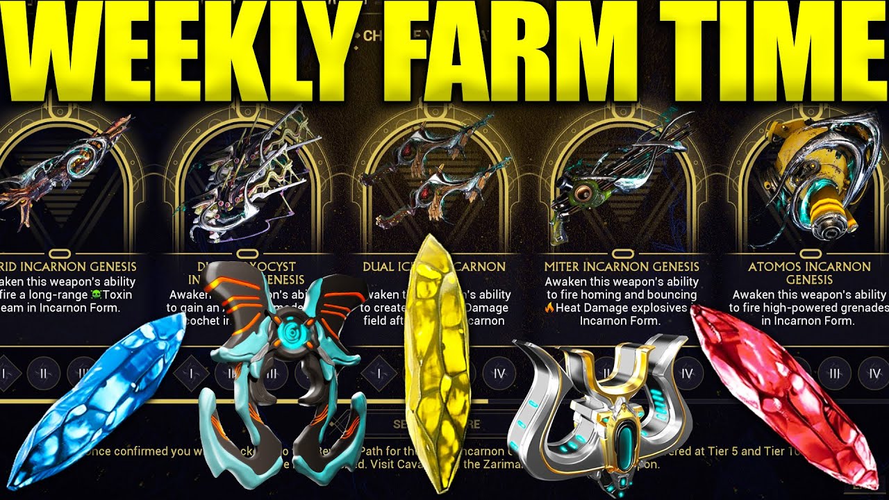 Weekly Archon Shard Umbra Forma & Arcane Farm! Best Incarnon Week So Get On It!