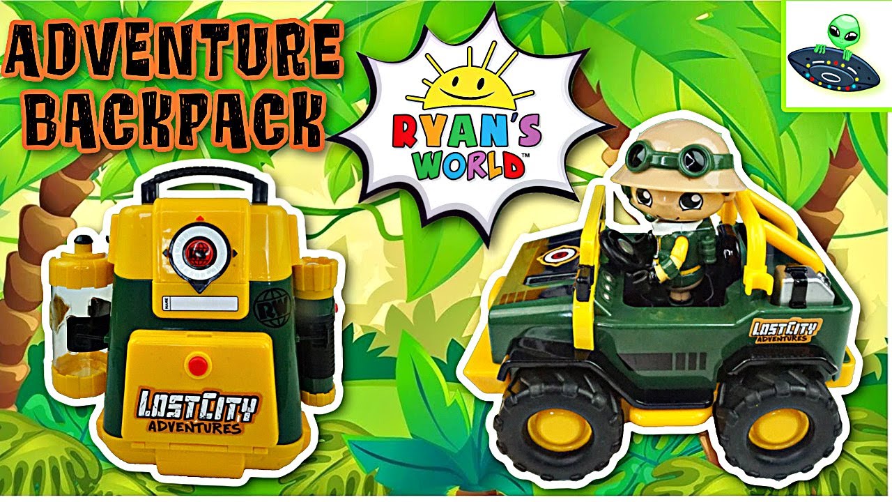 Ryan's World Lost City Adventures Adventure Backpack
