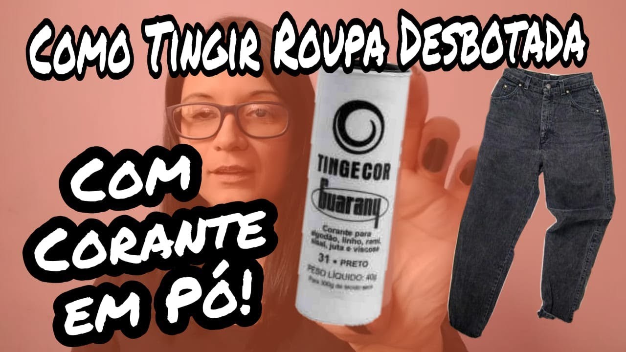Como tingir roupas usando corante em pó