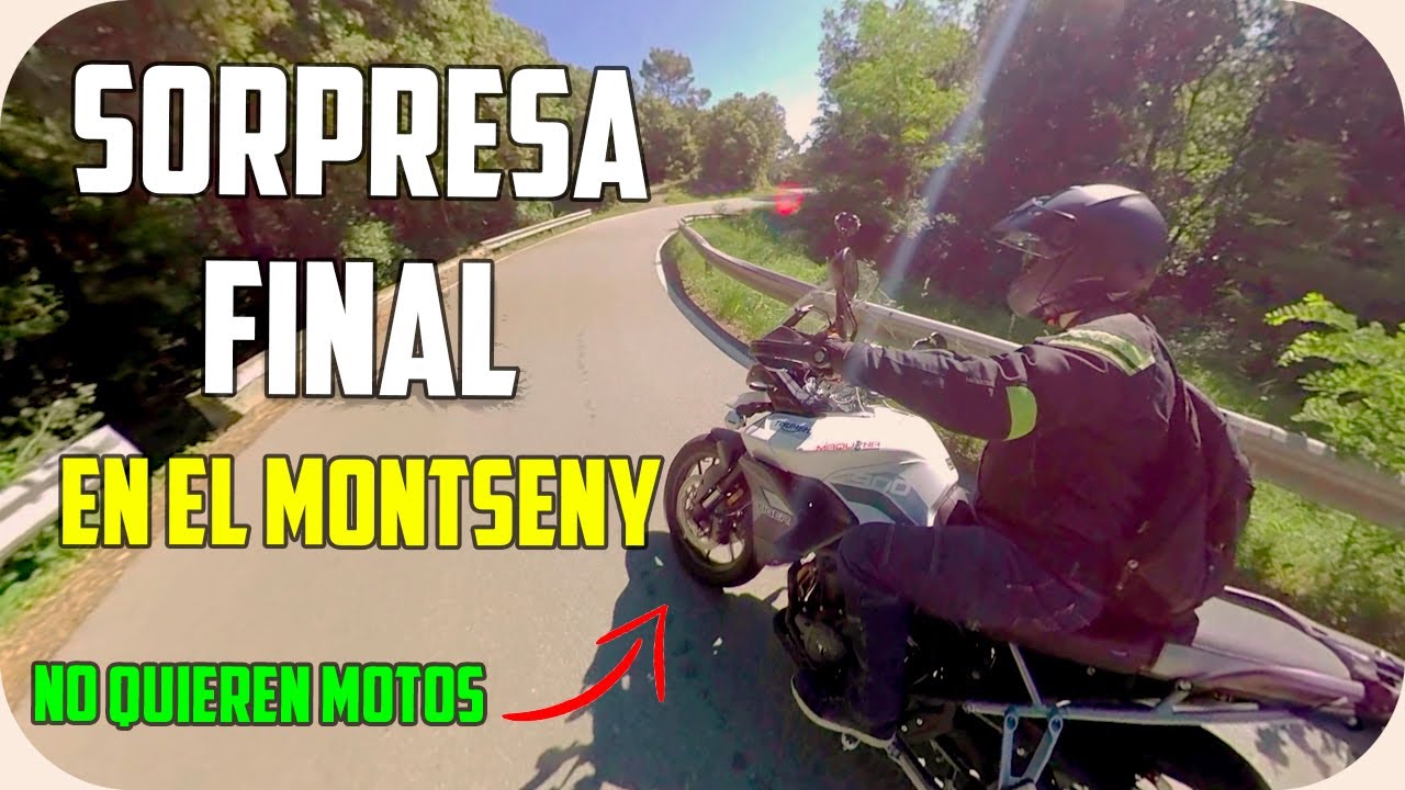 RUTA con la TRIUMPH TIGER 900GT PRO 2020 al MONTSENY (#NO QUIEREN MOTOS en esa ZONA)