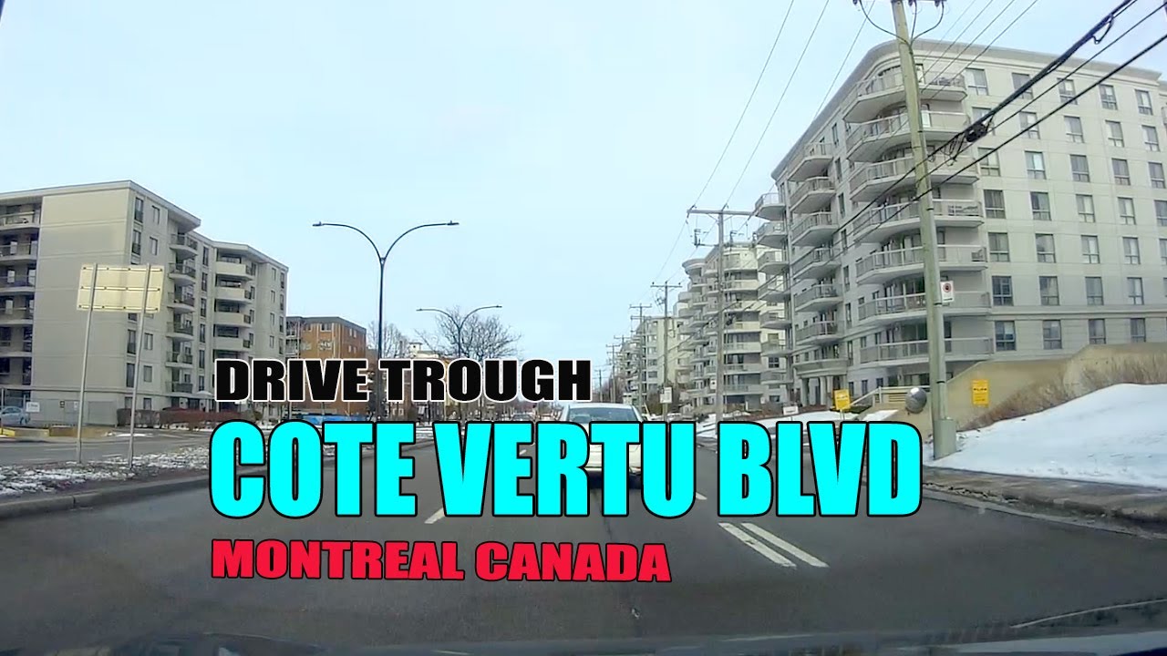 COTE VERTU BOULEVARD MONTREAL CANADA