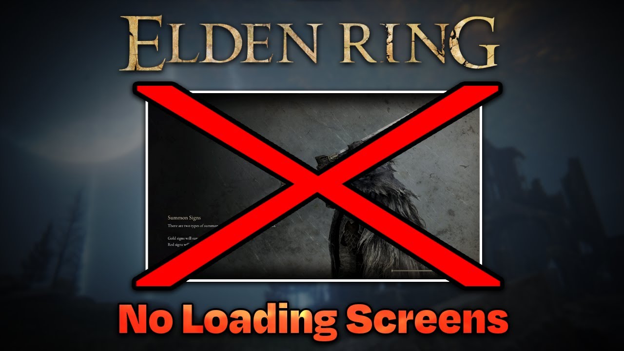 I beat Elden Ring WITHOUT triggering LOAD SCREENS