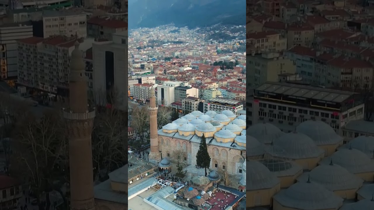 Бурса- историческая Мечеть.  Bursa.  Ulucami #турция  #shortsvideo