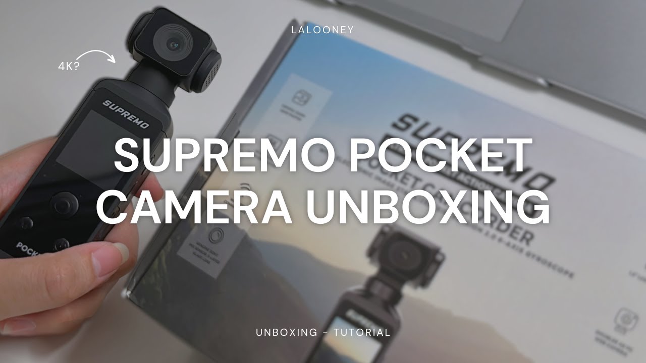 Supremo Ultra HD Pocket Action Camera unboxing and tutorial | 📦