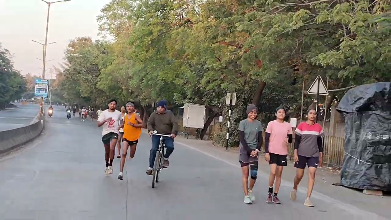  Police bharti 1600 meter,2000 meter trial timeing session...🏃💯🎯#motivationalvideo 