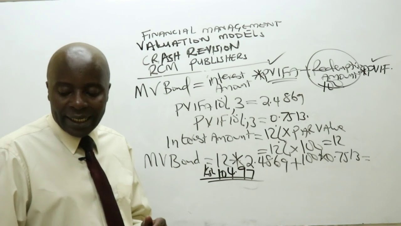 Valuation models in Financial management